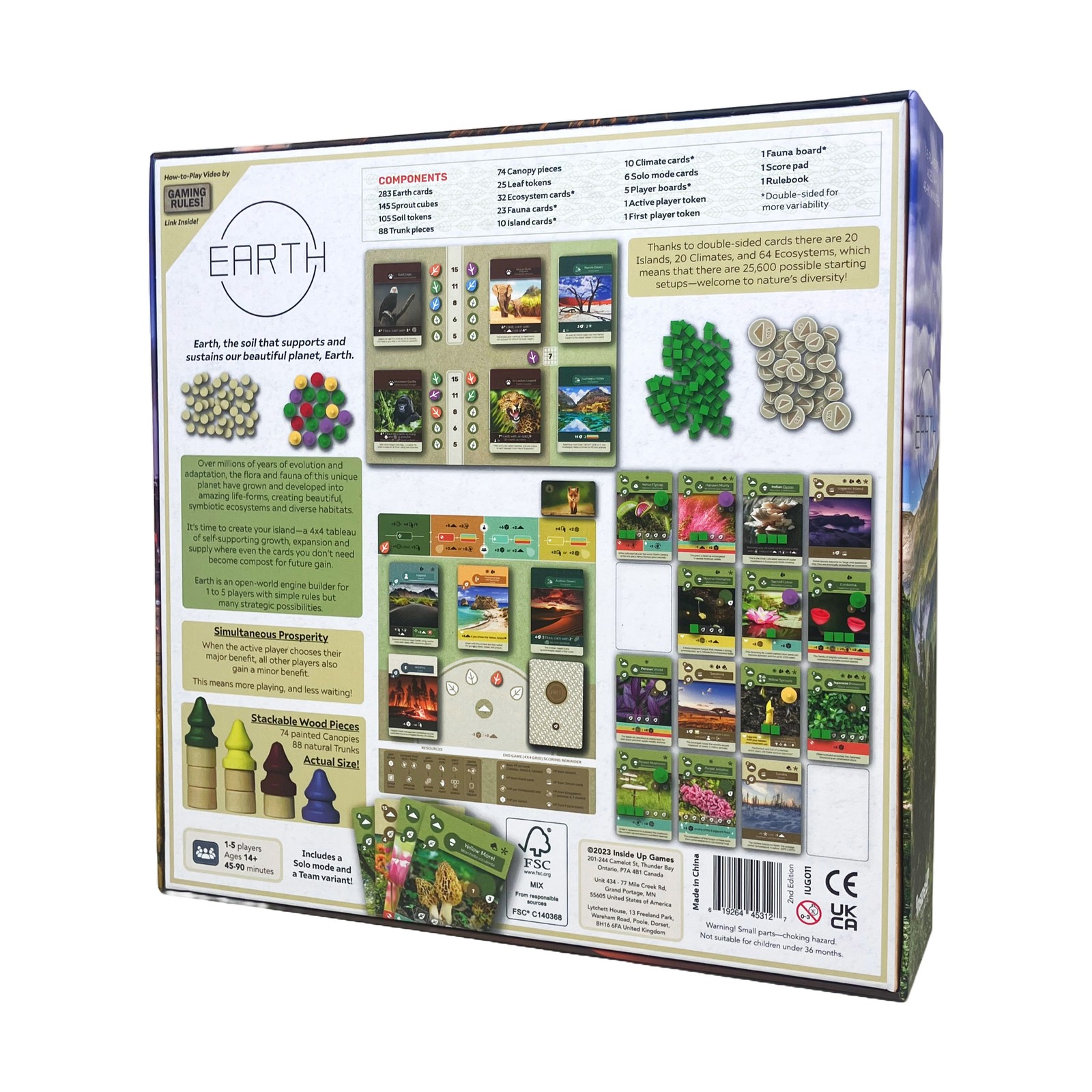 New – Inside Up Games Earth – Ages 14+ | 1-5 players