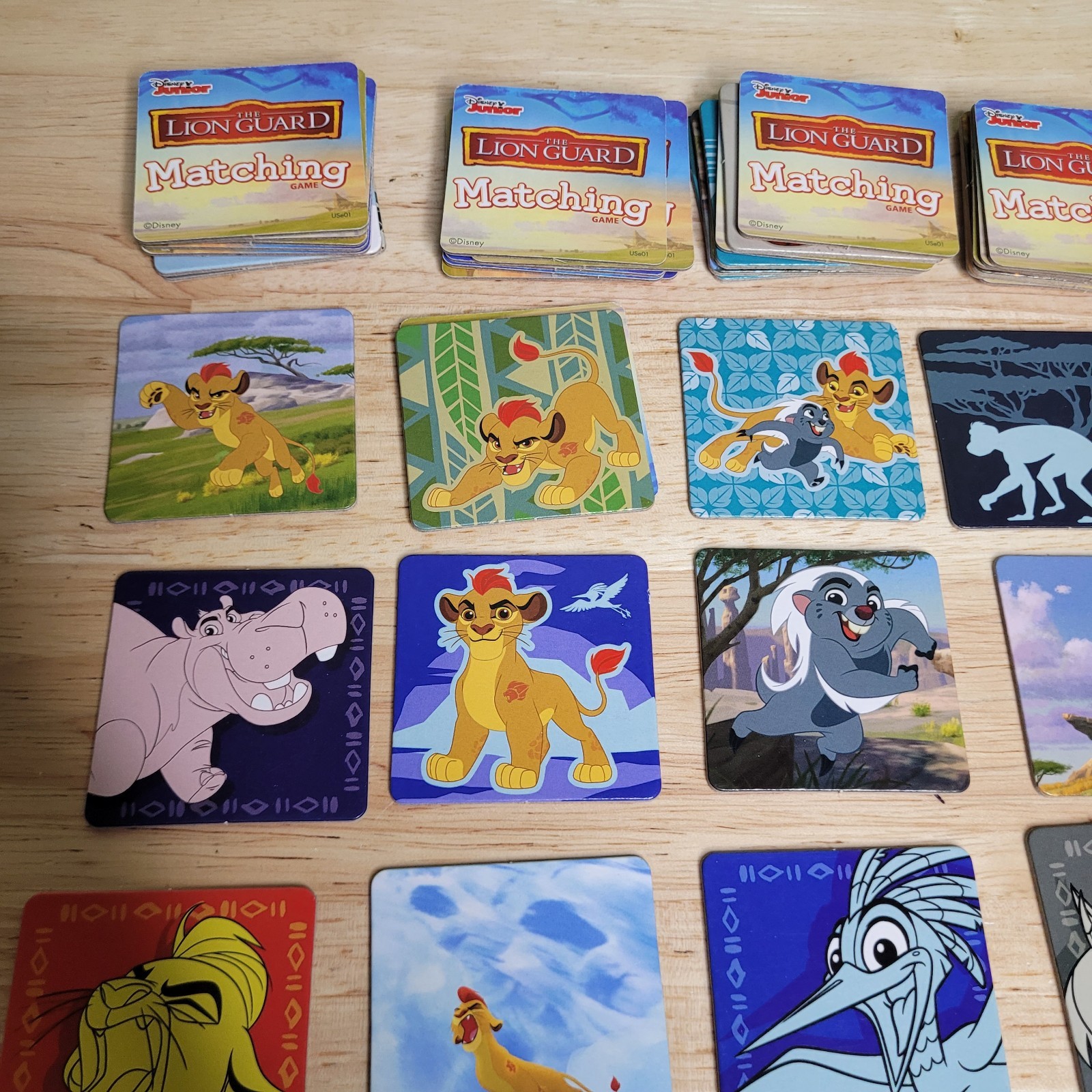 Lion Guard Matching Game Disney Junior Wonder Forge 71/72 Pieces Missing 1