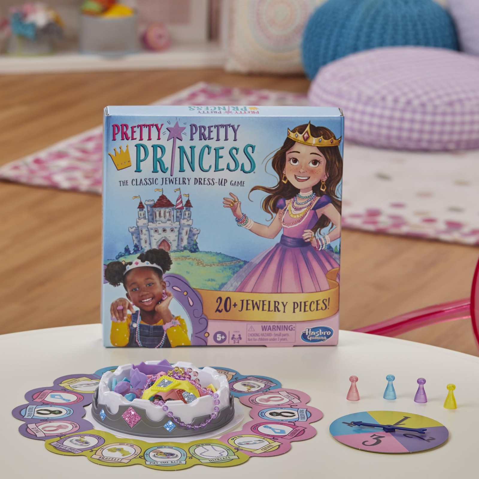 Pretty Pretty Princess Board Game Jewelry Dress Up Fun For Kids Ages 5 And Up