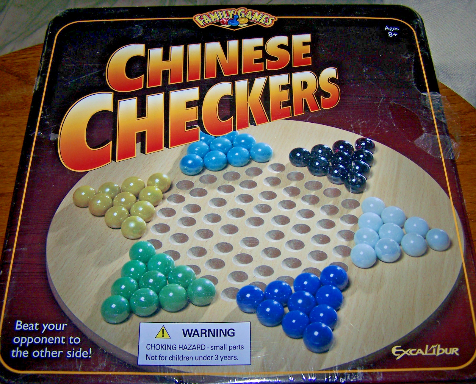 CHINESE CHECKERS – Family Games – Excalibur – NEW/SEALED!