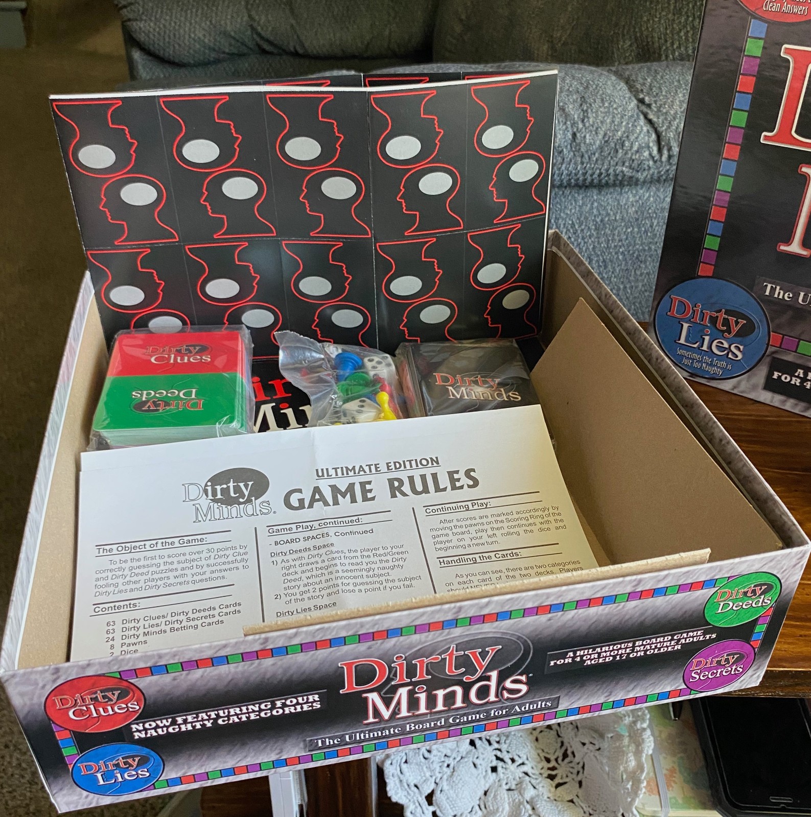 Dirty Minds The Ultimate Edition Board Game For Adults By TDC Games +Dirty Minds