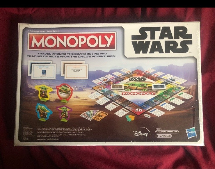 Star Wars Mandalorian And Yoda Grogu Sealed Monopoly Game