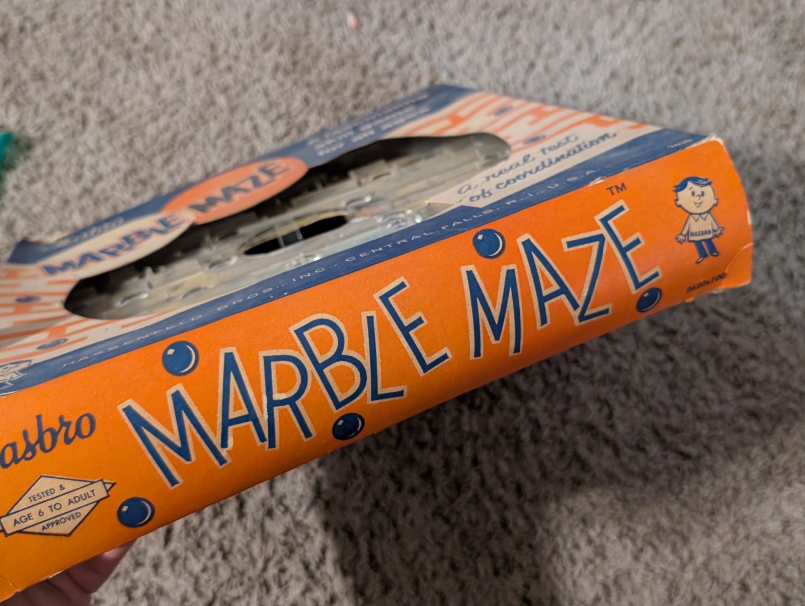 Vintage Hasbro “Haunted Mountains” Marble Maze Skill Game in Original Box