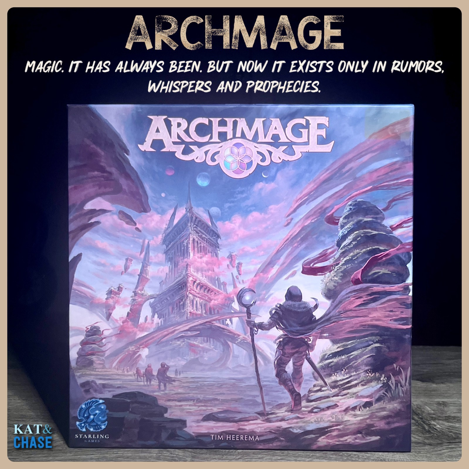 Archmage Board Game by Starling Games Complete Excellent Tim Heerema