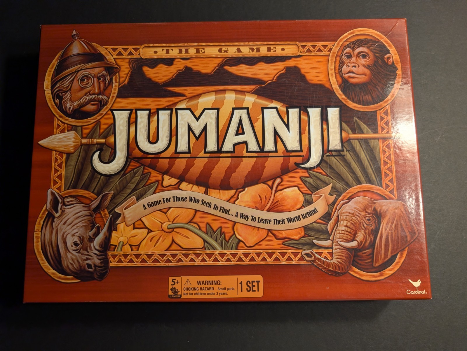 ​🎲 Jumanji: The Game (Cardinal 2017 Edition) – Complete & Ready for Adventure!