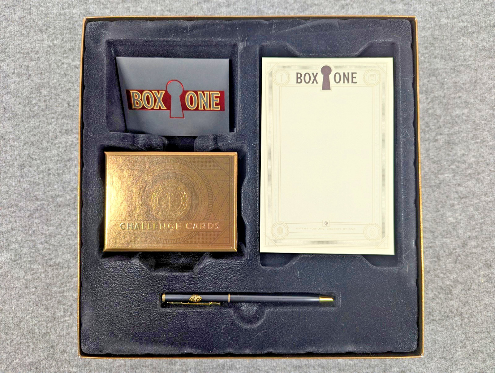 Box One Game by Neil Patrick Harris Escape Room Theory11 Puzzle Card Complete