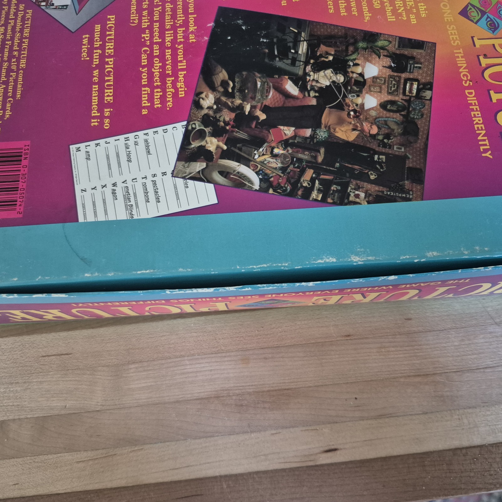 VINTAGE Picture Picture Board Game COMPLETE Golden 1992 90s Party