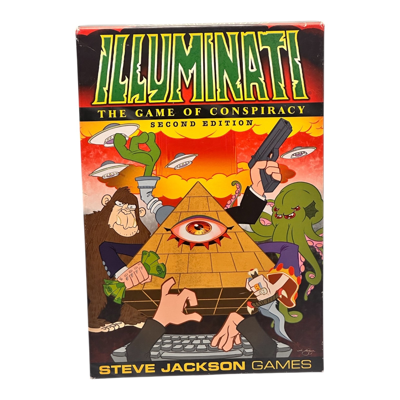 Illuminati The Game Of Conspiracy Steve Jackson Games 2nd Edition