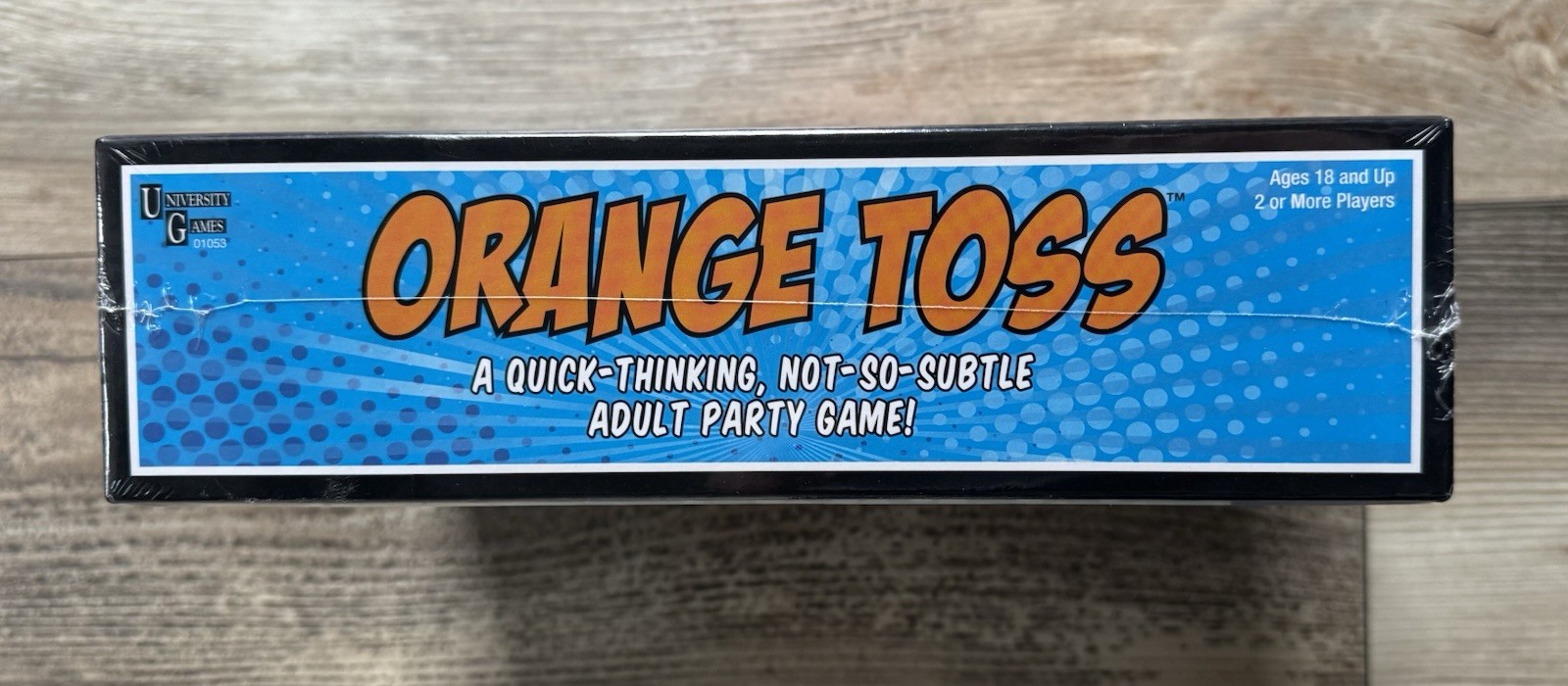 2016 Orange Toss An Adult Party Game by University Games 🌟 BRAND NEW & SEALED!!