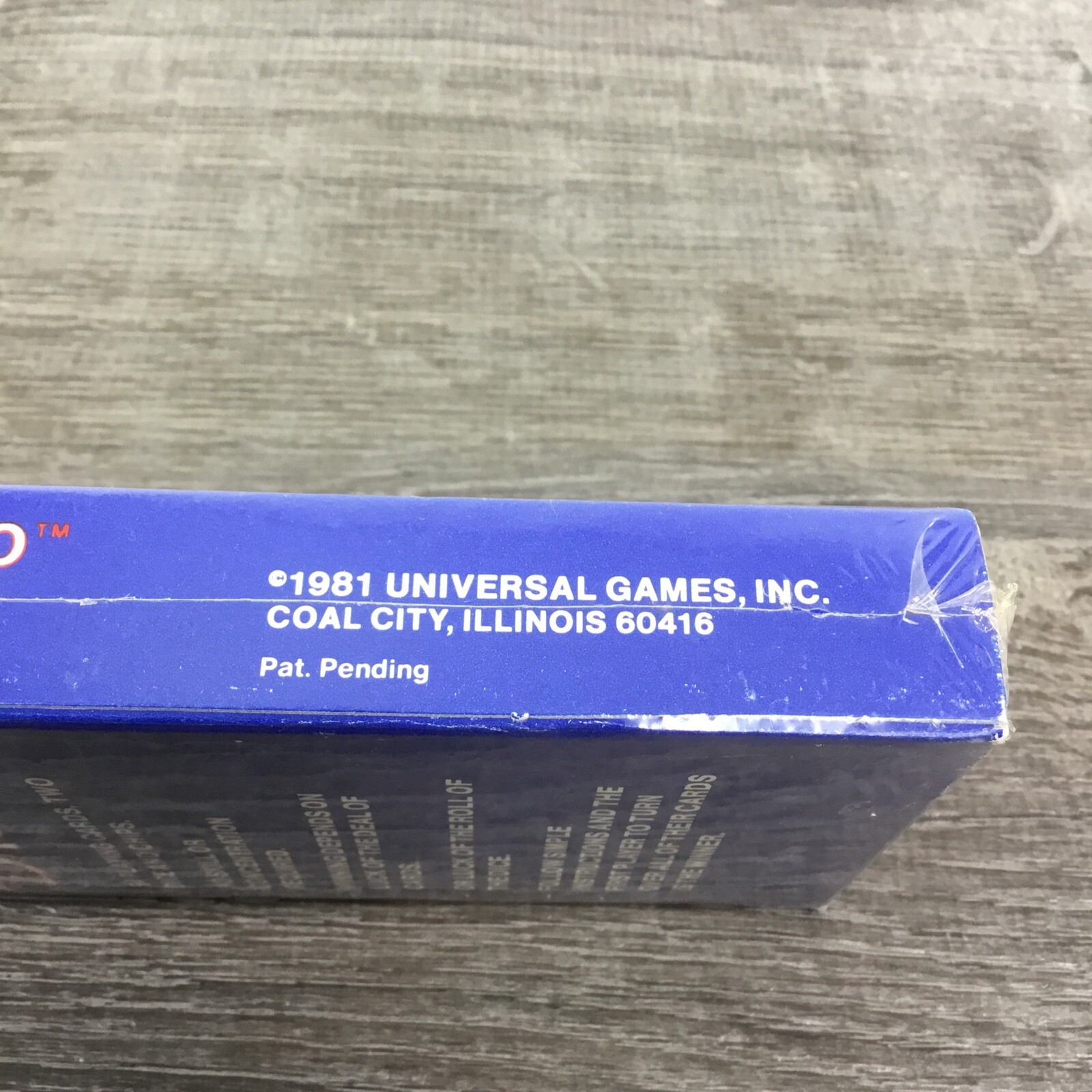 Domino Dice Card Game by Universal Games 54 Cards, 2 Dice, Chips 1981 Sealed