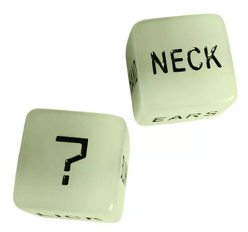 Glow in the Dark Sex Dice 4 Adult Love Games Kama Sutra Couples Gift UV Reactive