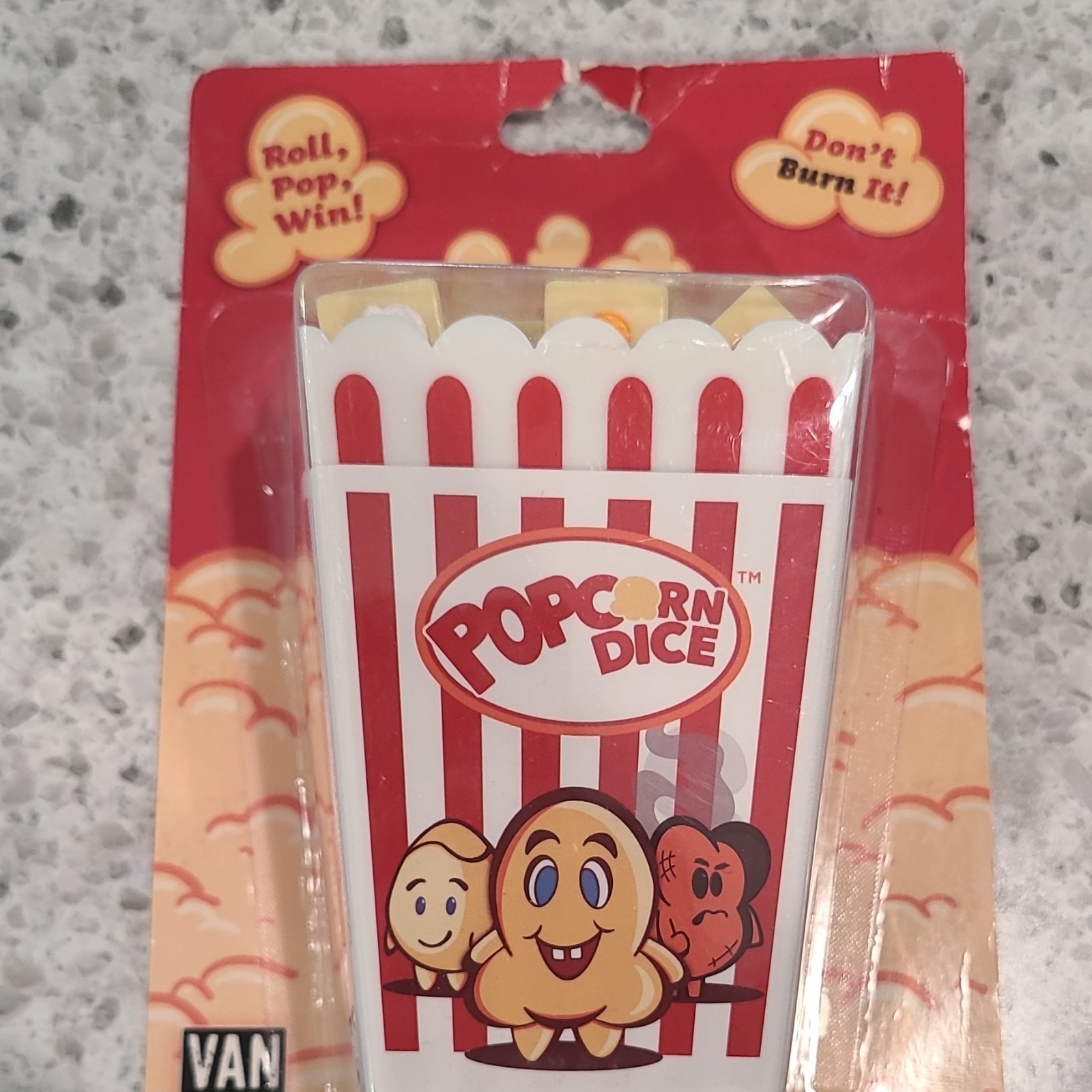 Van Ryder Games Popcorn Dice Fast & Fun Dice Rolling Game Food & Cooking Theme