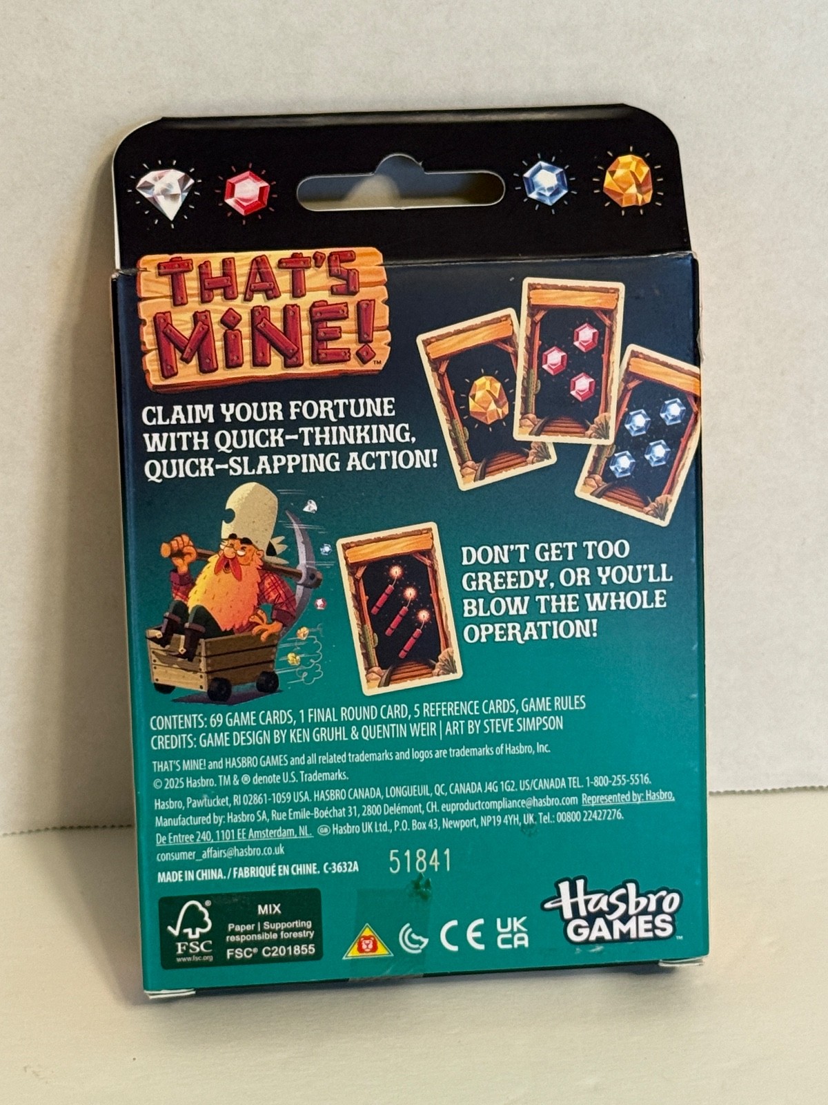 That’s Mine! Card Game for Kids, Teens, and Adults, Family Games