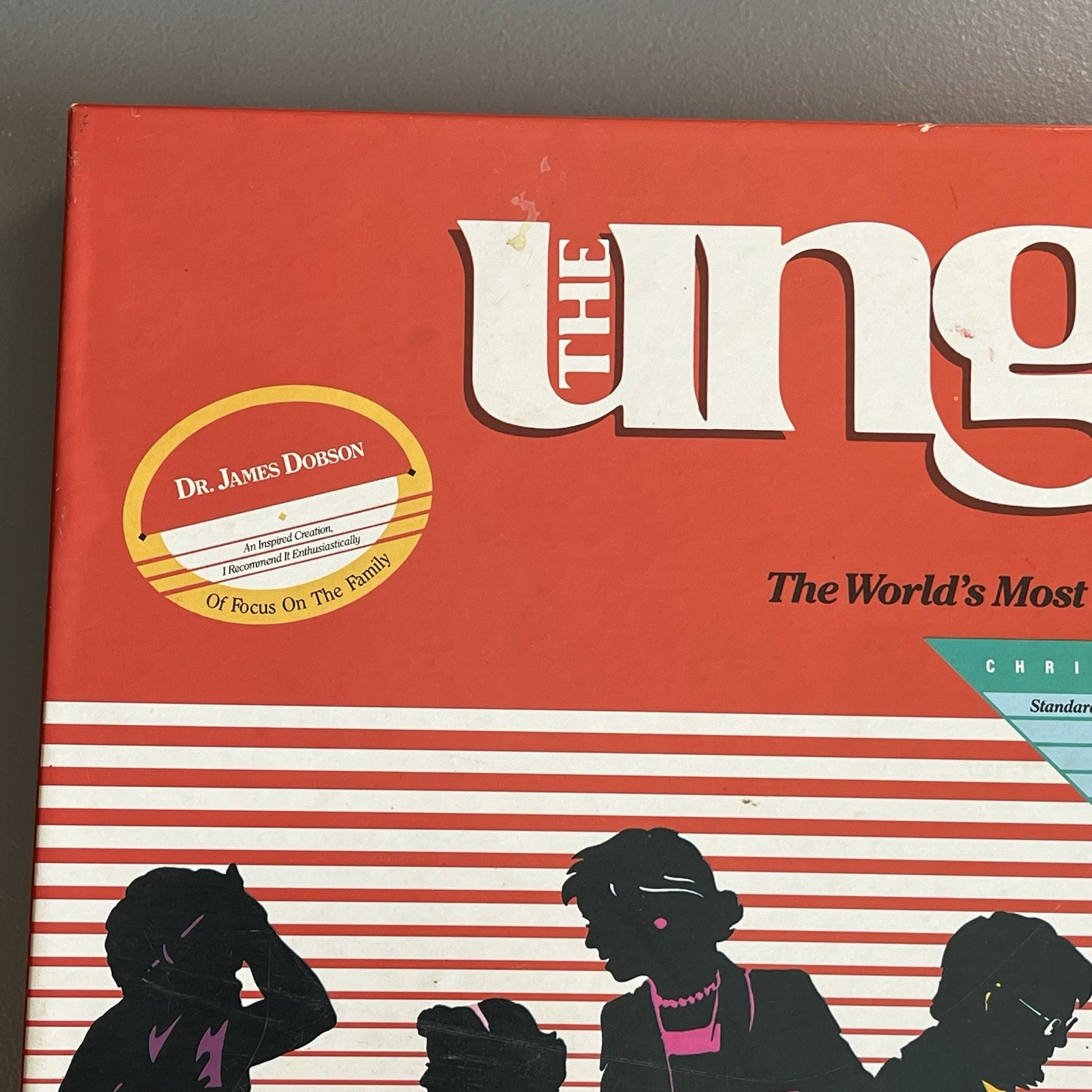 1989 Vintage THE UNGAME Board Game Christian Version – by Talicor Inc.
