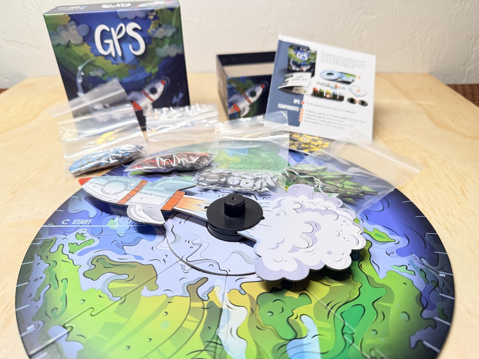 GPS Board Game Complete With Instructions 2-5 Players Ages 6+