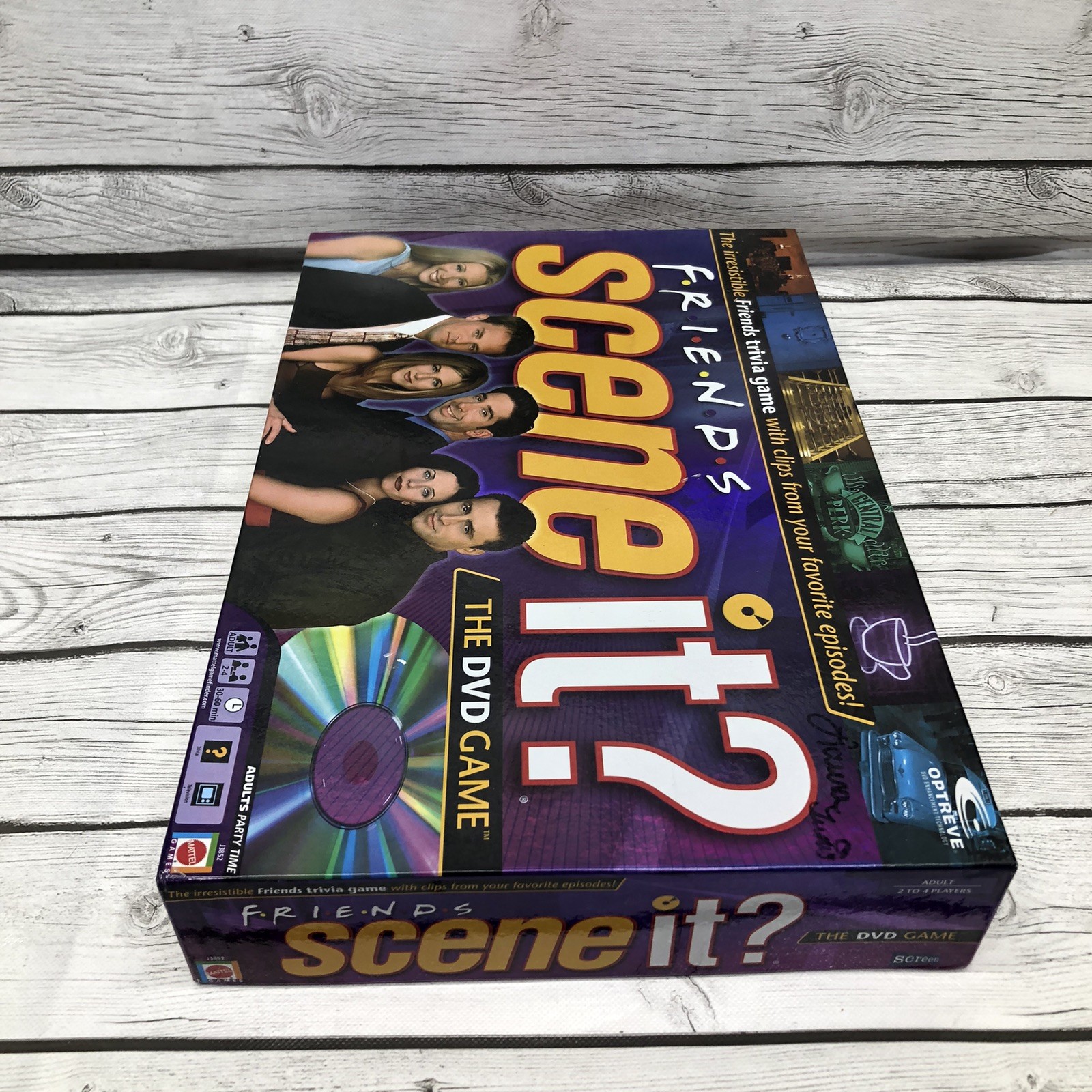 2005 Mattel FRIENDS Scene-It? DVD Trivia Board Game 100% COMPLETE / TESTED Fun!