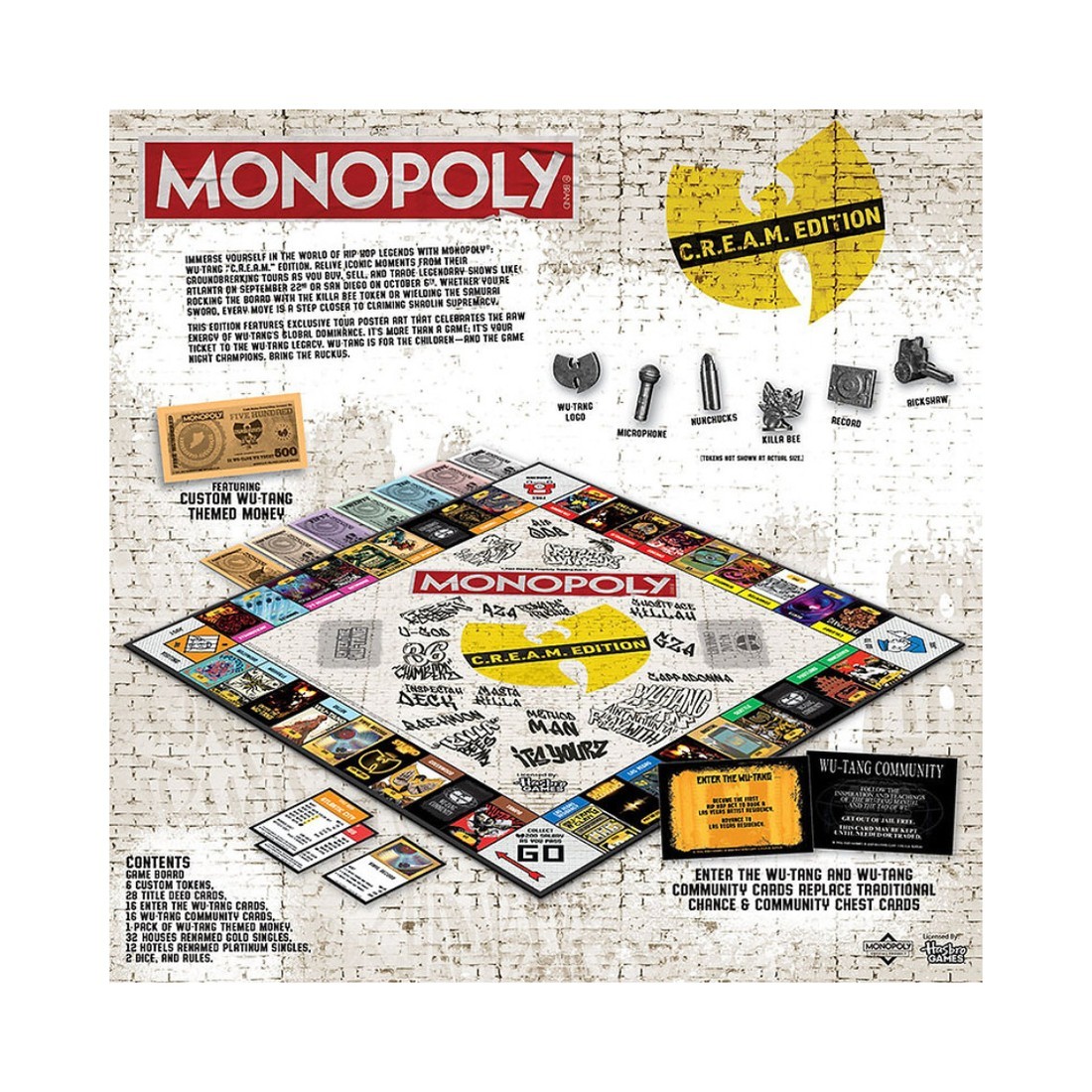 Wu Tang Official Monopoly Board Game Limited Edition FAST SHIPPING