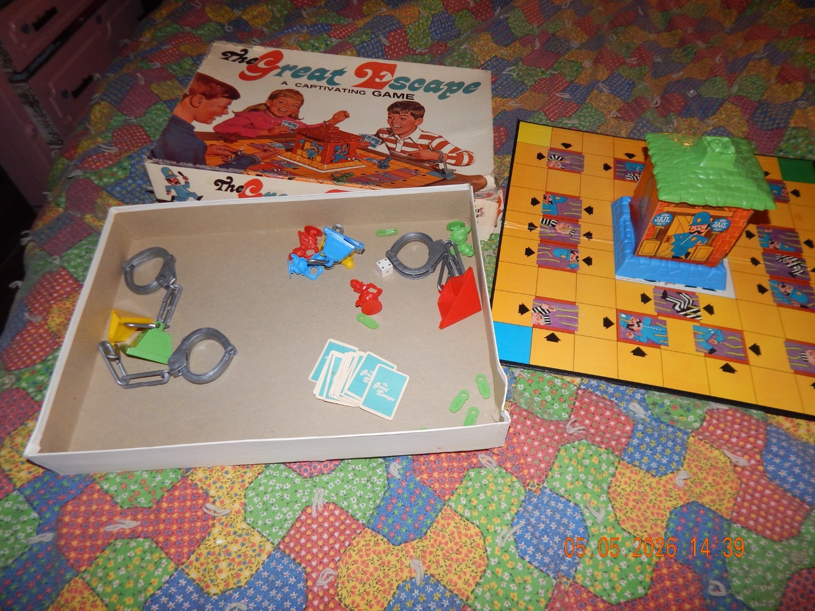 Vintage The Great Escape Game by IDEAL 1967 – In Playable Condition – Complete