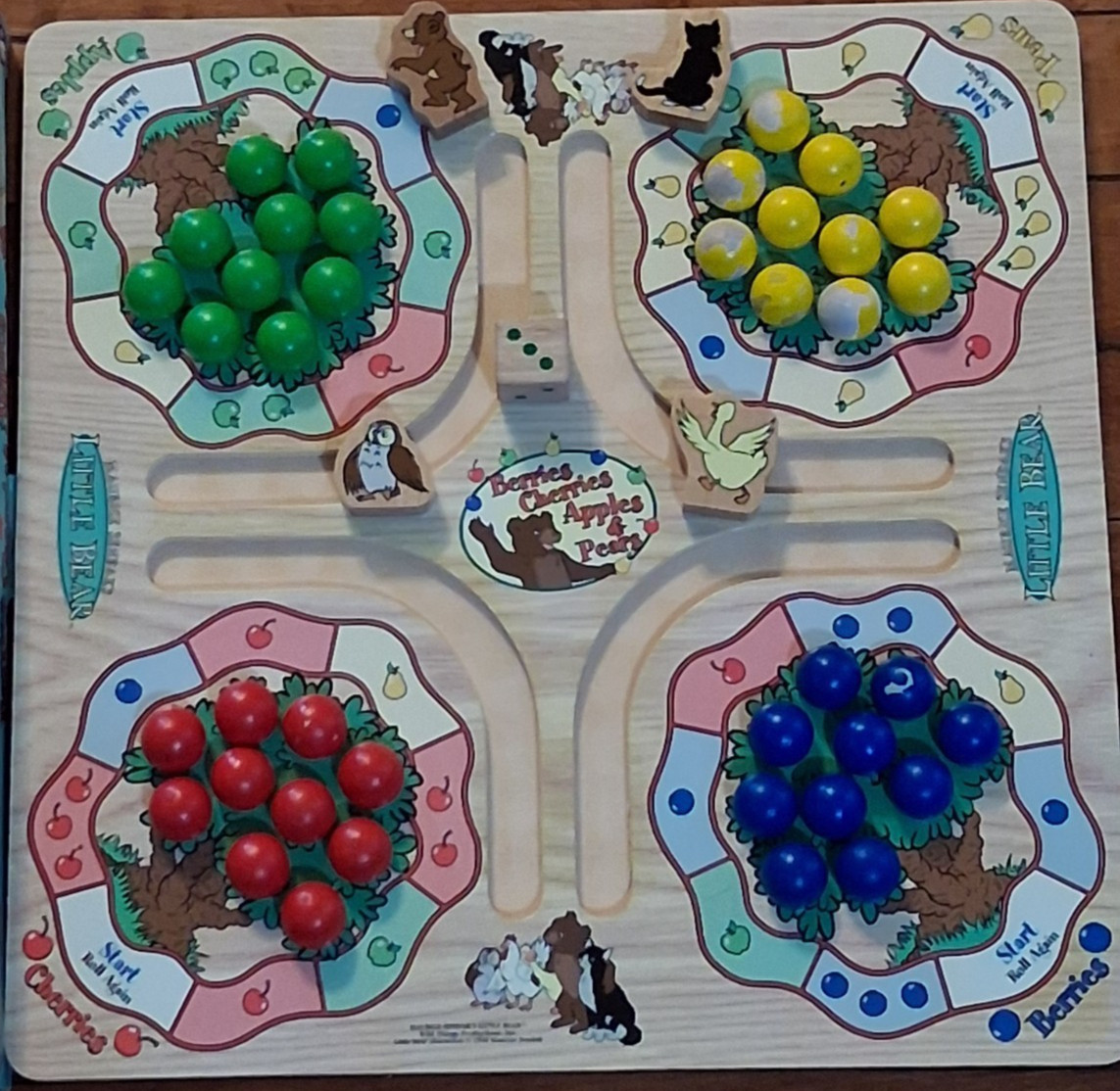 Maurice Sendak’s Little Bear Berries Cherries Apples & Pears Wood Game-Orig Box