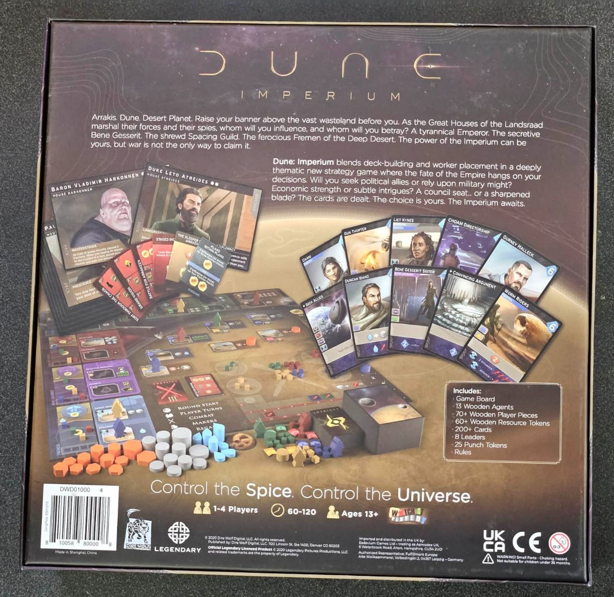 Dune Imperium Board Game Box Damage – Open/Unused – Free Shipping!