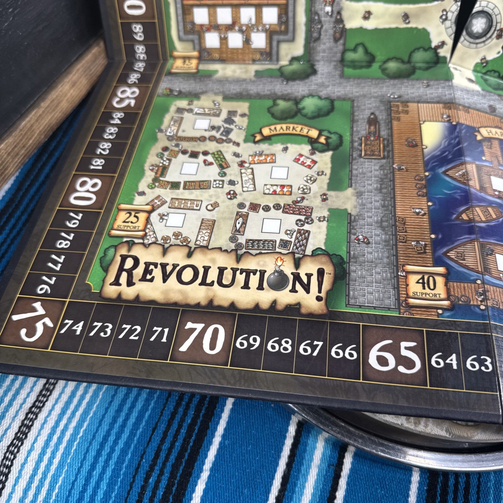 Revolution! Board Game Steve Jackson Complete – First Edition – First Print –
