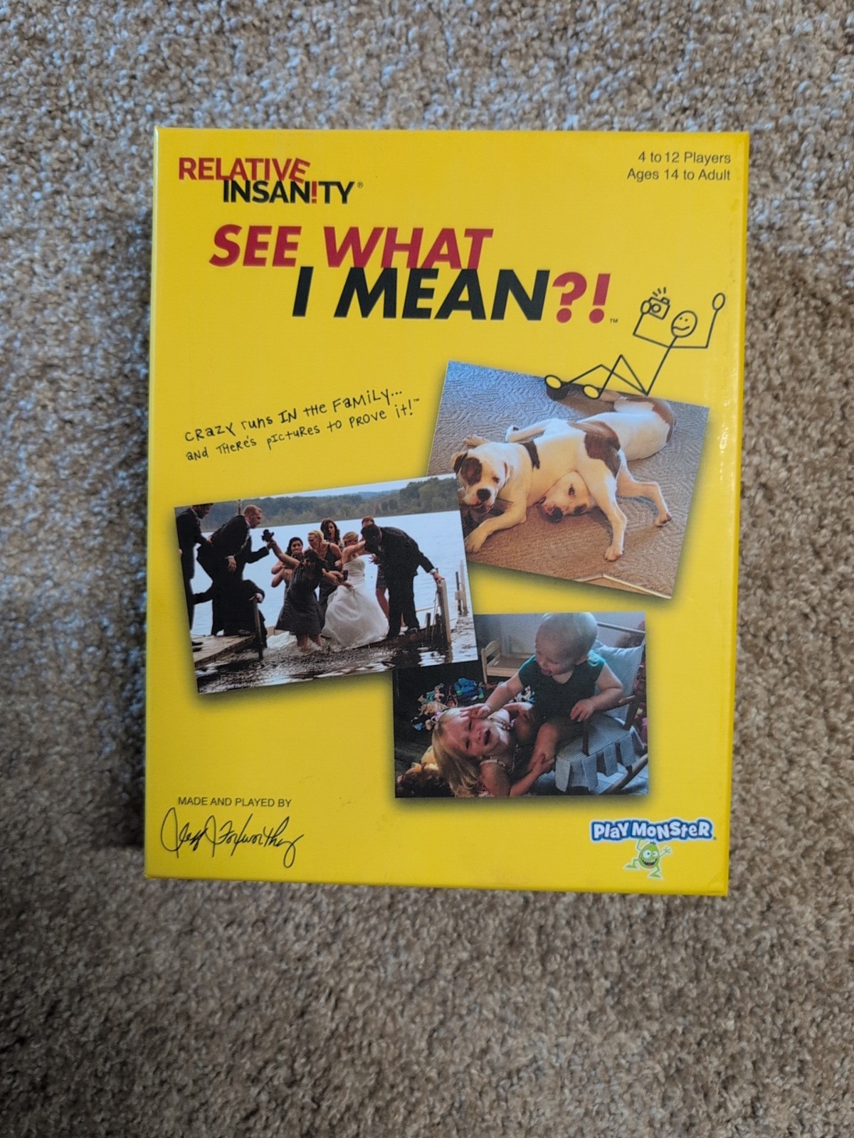 Relative Insanity See What I Mean? 2019 Complete in Box Family Game Night