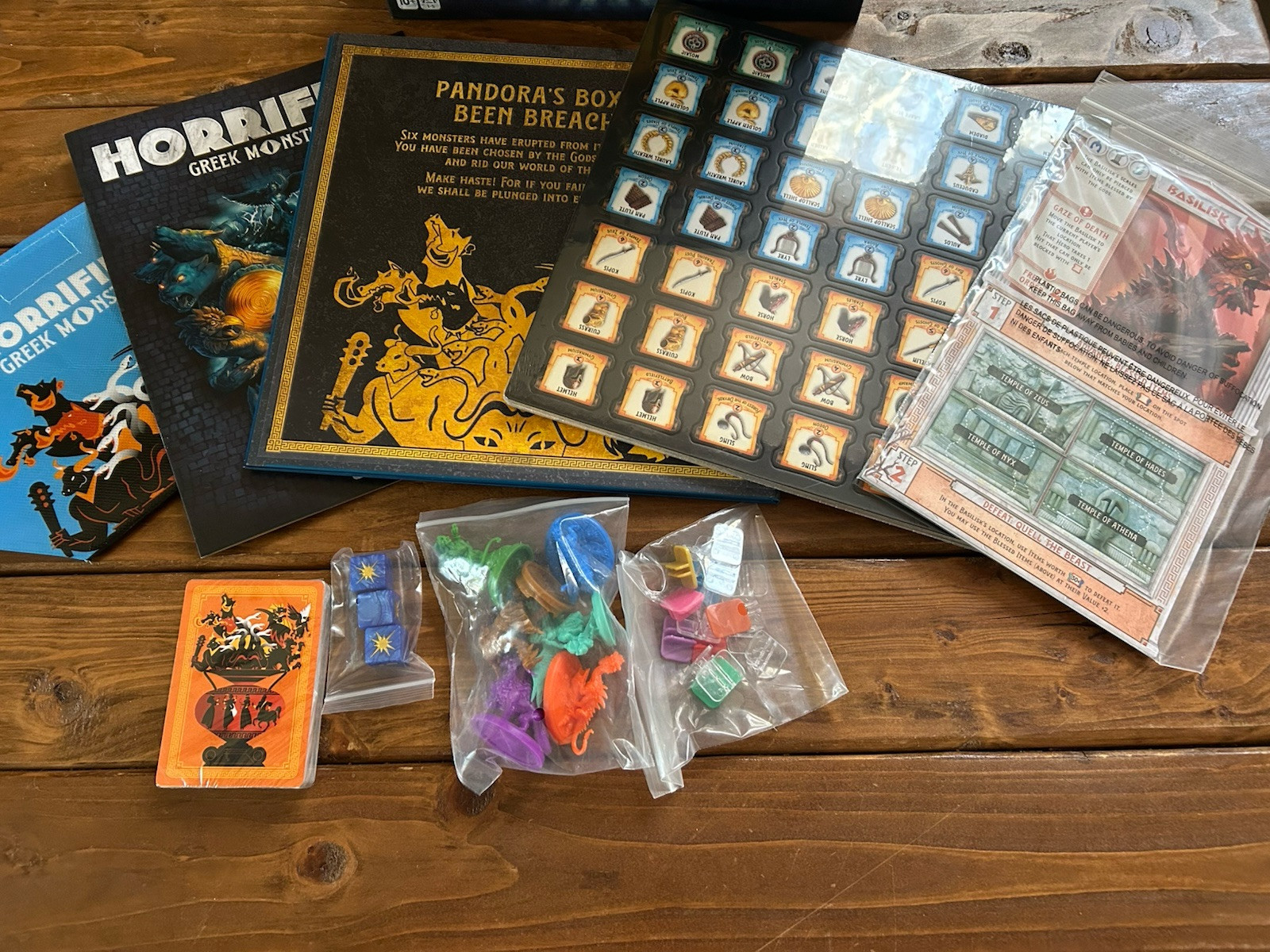 HORRIFIED! Board Game Bundle Universal & Greek Monsters (New/Unplayed)