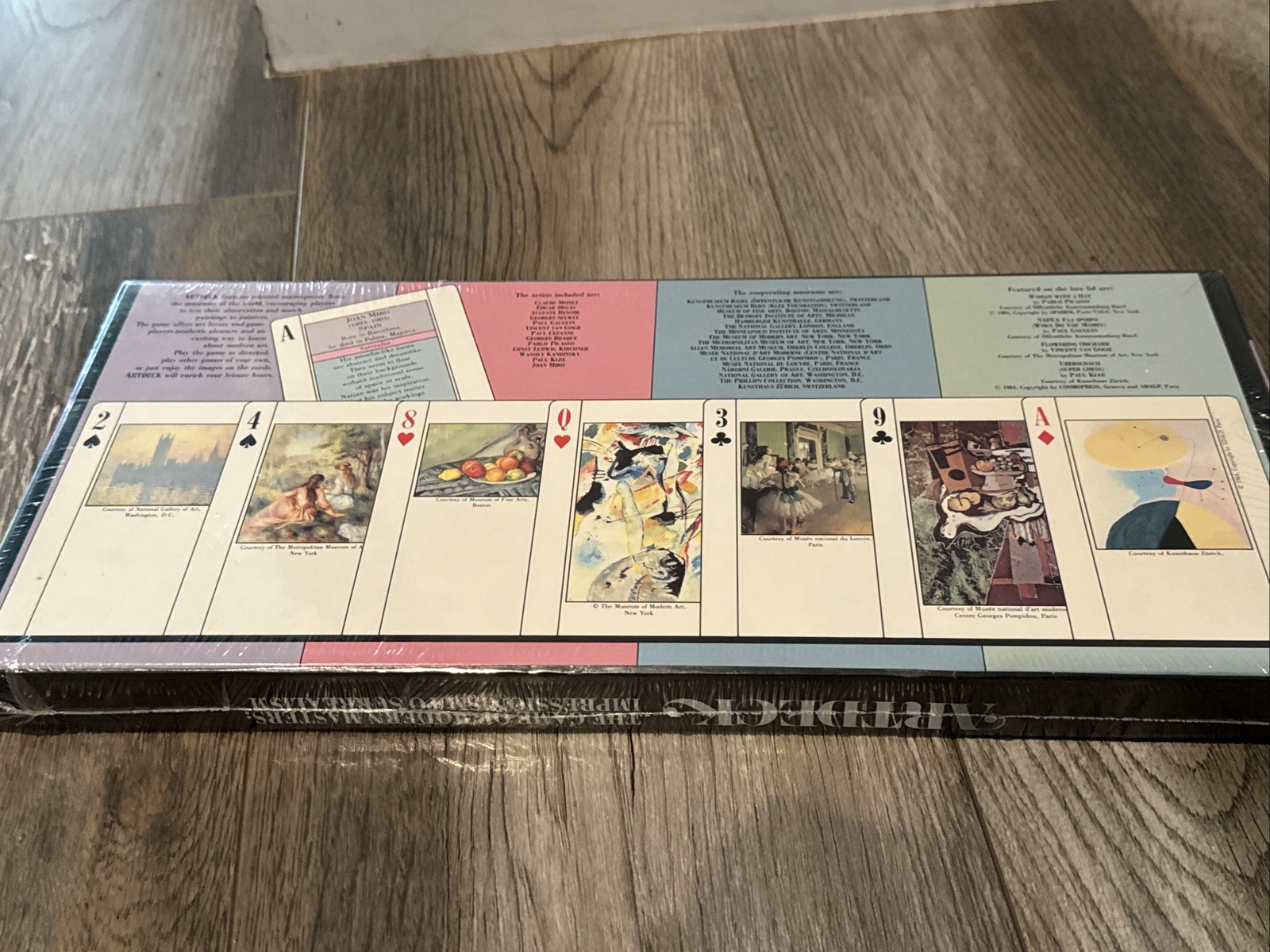 Artdeck The Game of Modern Masters: Impressionism to Surrealism Aristoplay 1985