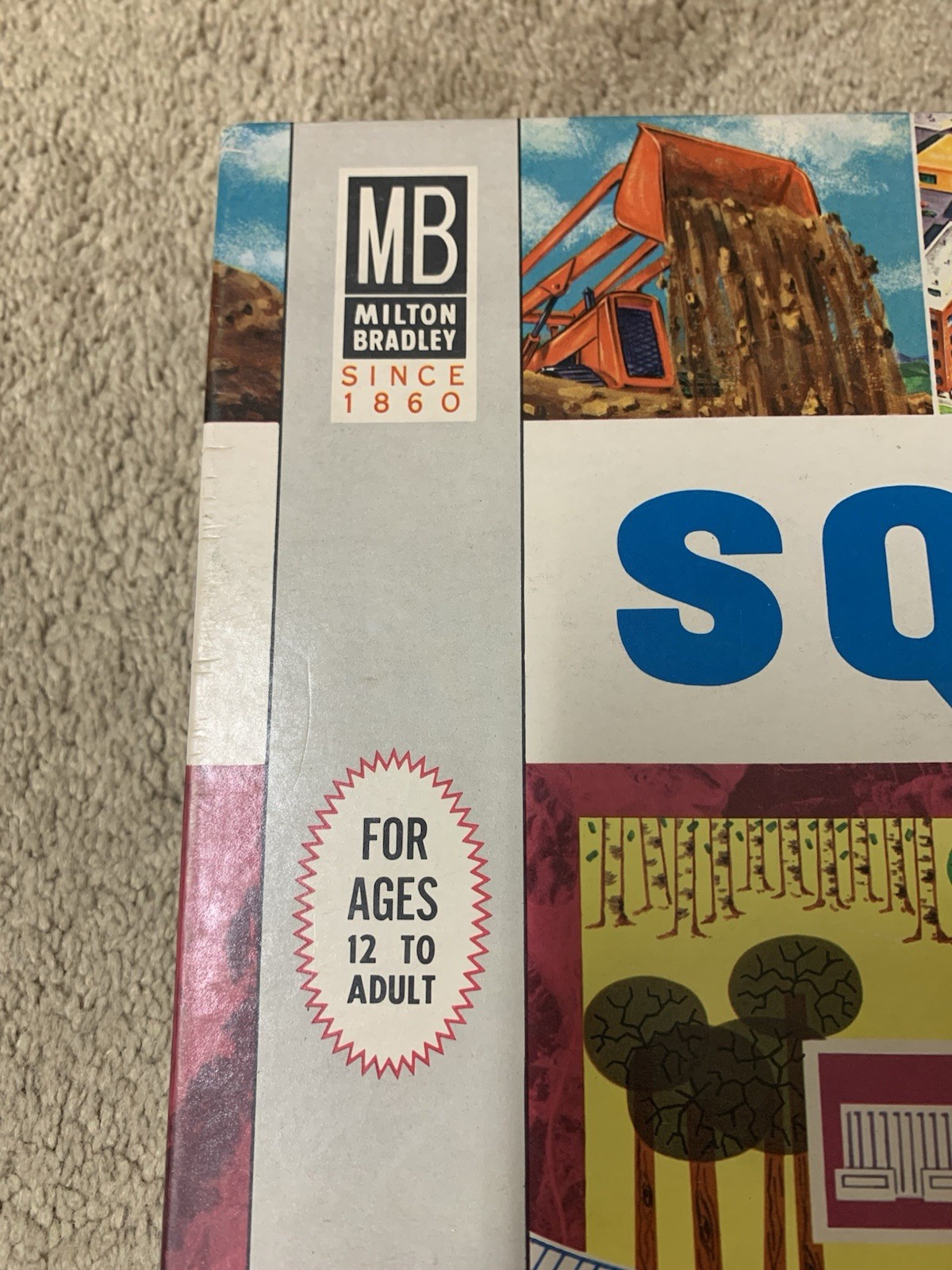 NEW Milton Bradley Square Mile – 1962 Land Develop Game – Vintage, Complete