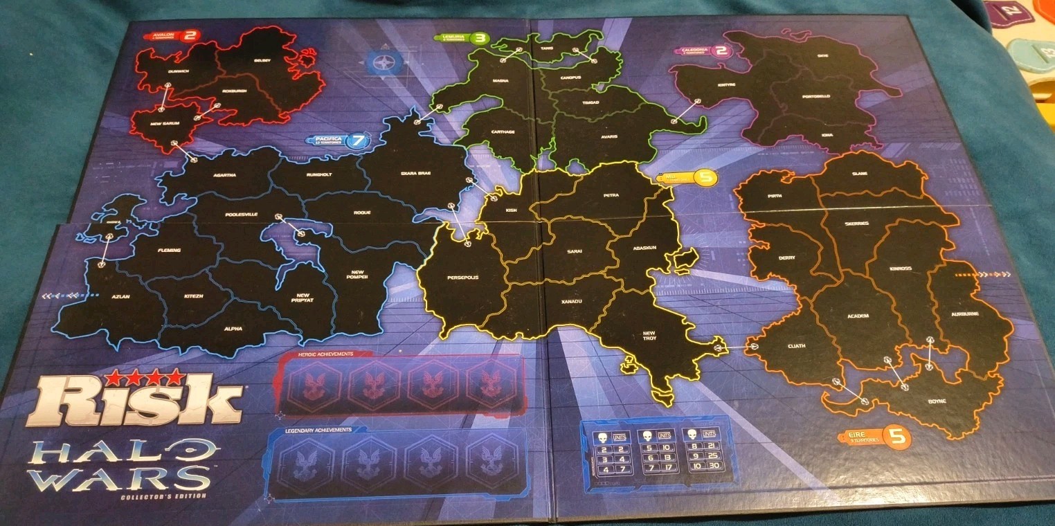 2009 Risk Halo Wars Collector’s Edition Board Game 98% Complete
