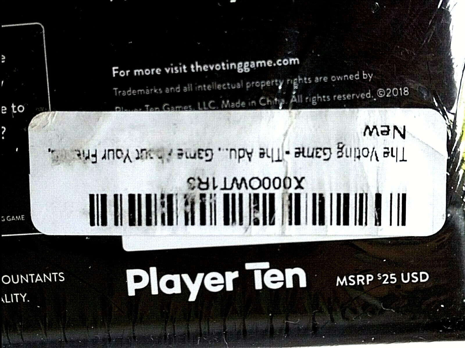The Voting Adult Party Game Find out Who Your Friends are, Players 5-10, New