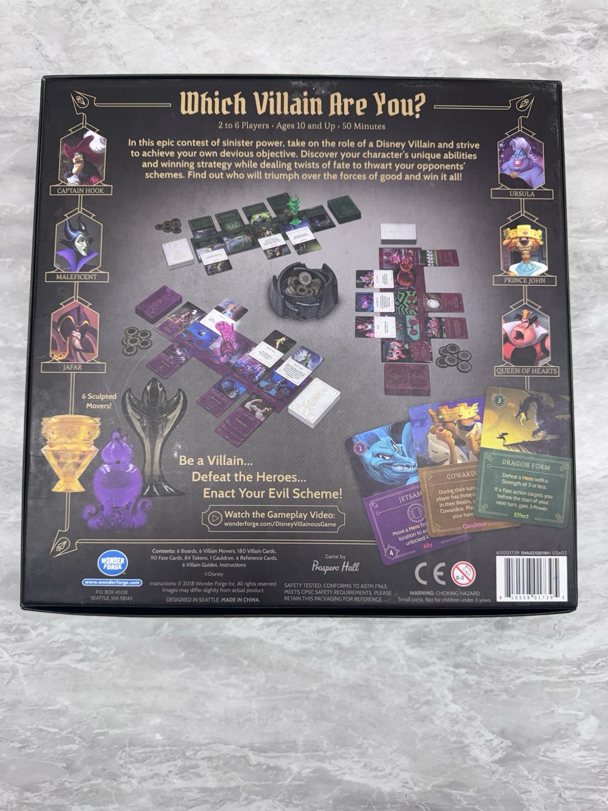 Disney Villainous Board Game The Worst Takes It All and Wicked to the Core Set
