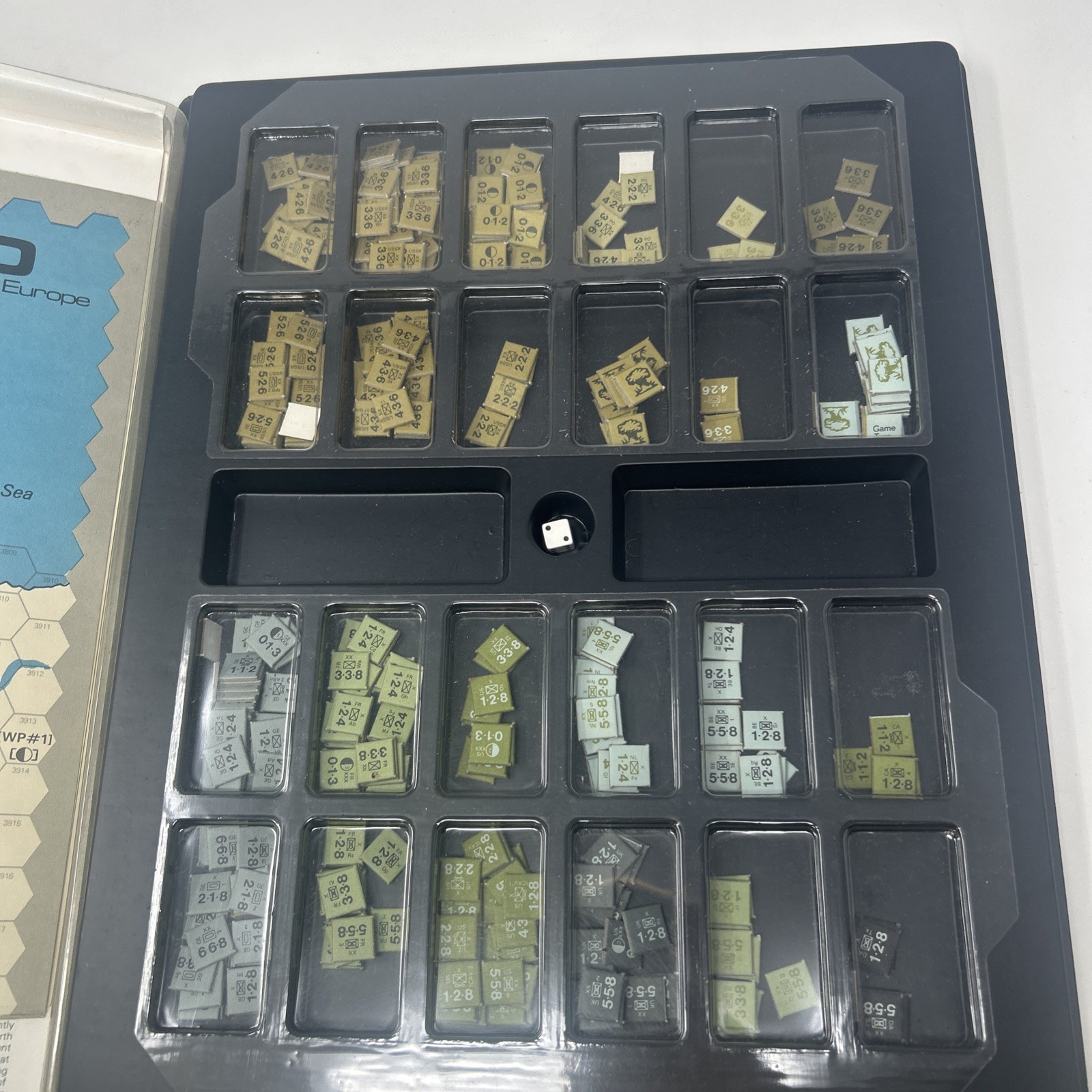 SPI Wargame NATO Operational Combat in Europe in the 1970’s Punched With Tray