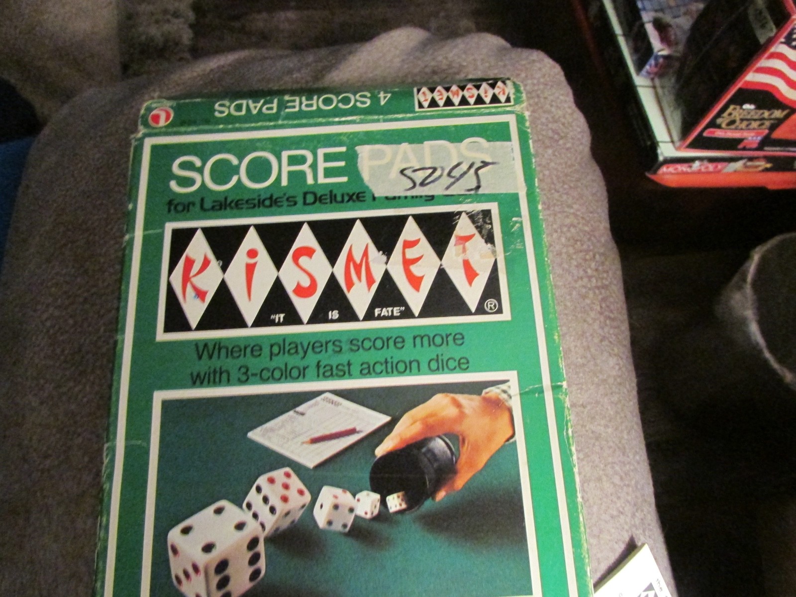 1965 Kismet Score Sheets Pads Lot Of 4 – 65 sheets