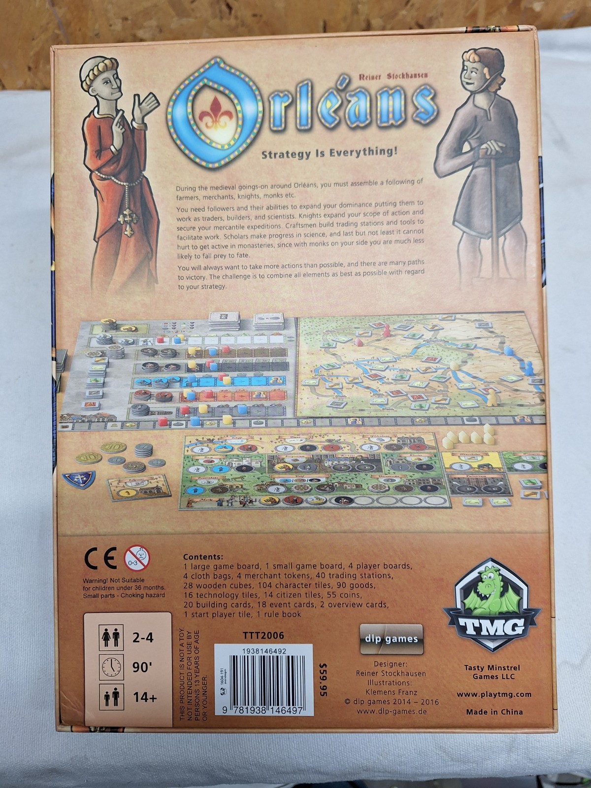 Orleans Board Game – DLP TMG Games – Reiner Stockhausen