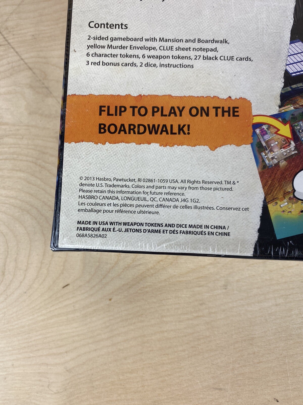 Clue 2013 Classic Mystery Game 2 Sided Board 2 Way Play NIB Sealed