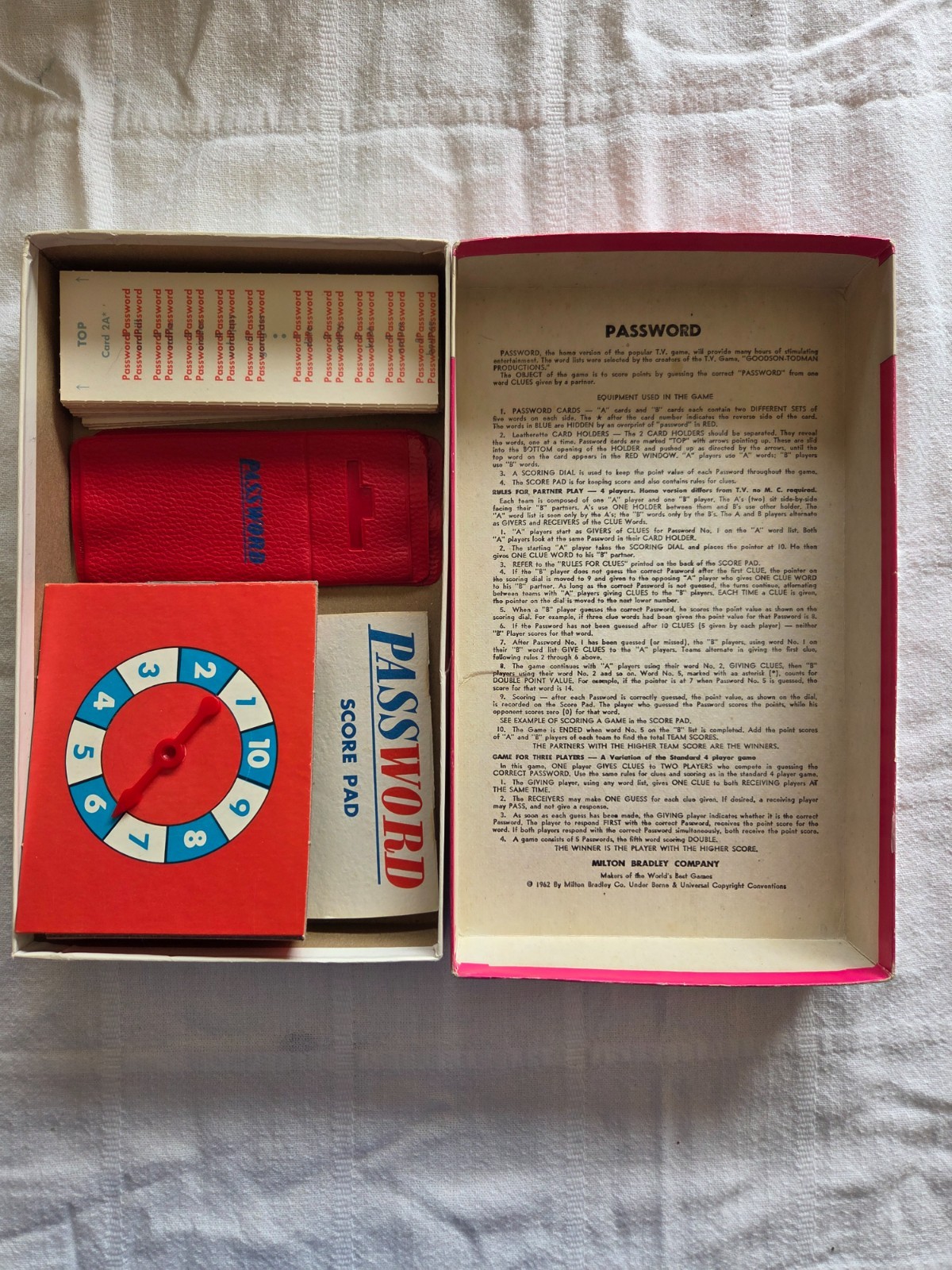 Vintage 1977 Password 17th Edition Board Game – Complete