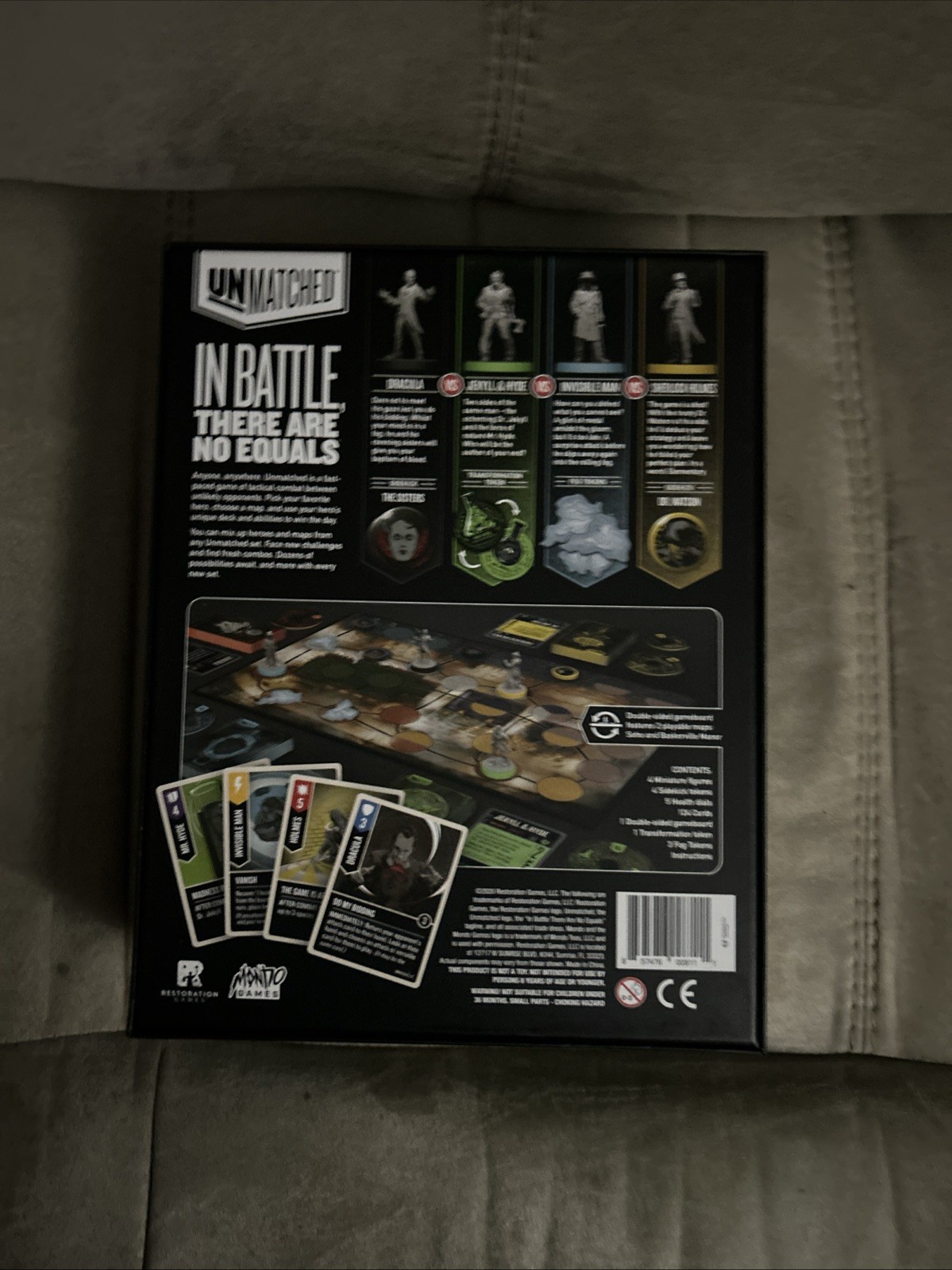 Unmatched Cobble & Fog Restoration Games Box Only