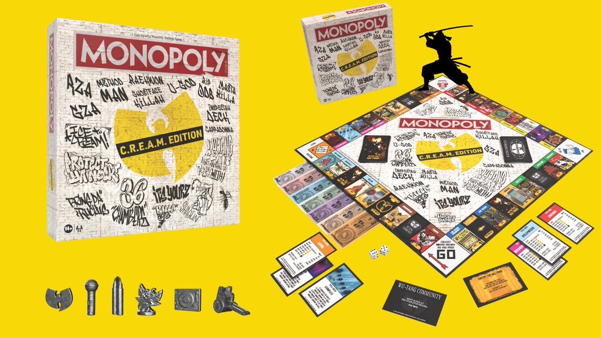 SEALED Wu Tang Official Monopoly Board Game Limited Edition NEW IN HAND C.R.E.AM