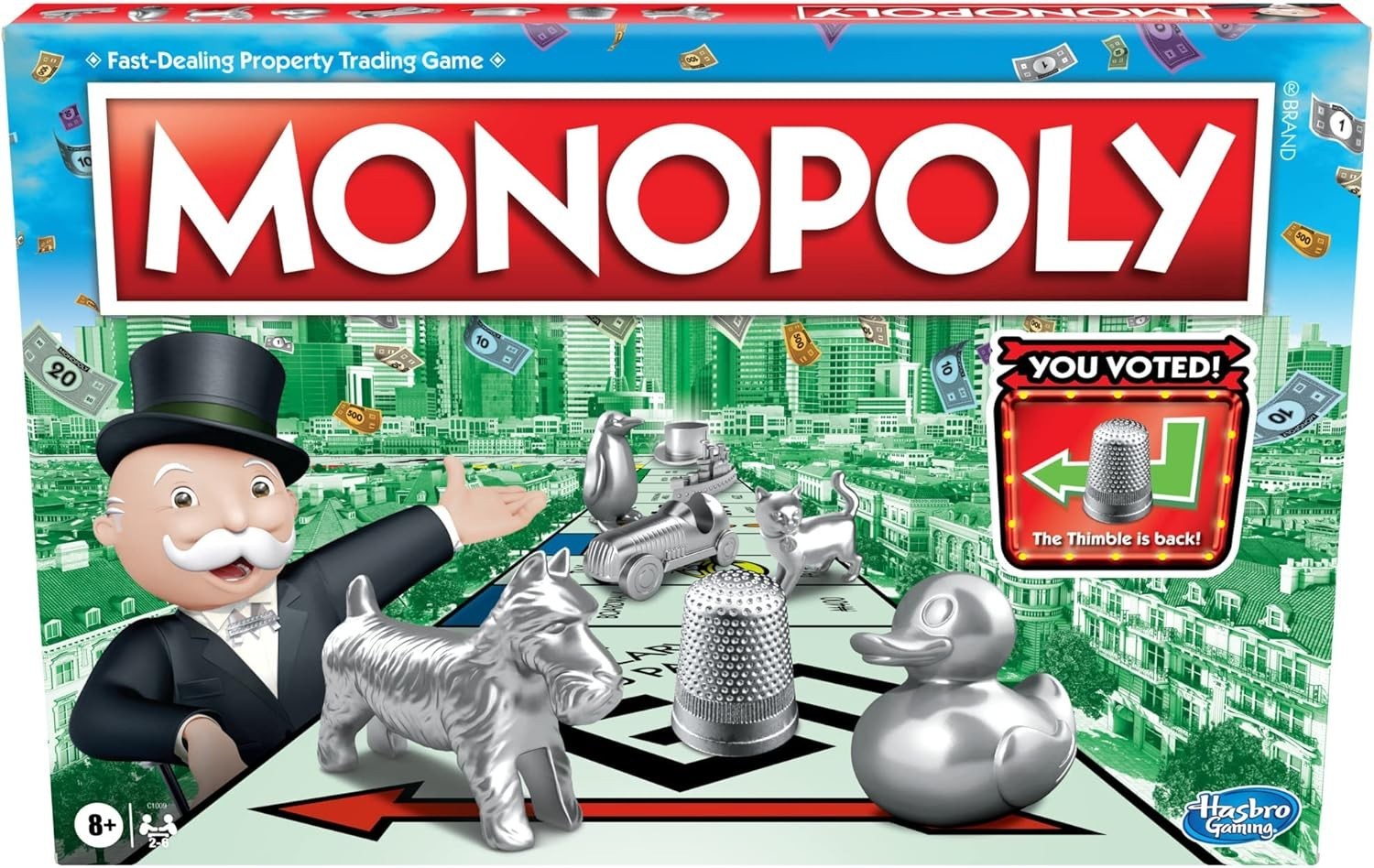 Classic Monopoly Board Game – 2 to 6 Players, Perfect for Family Fun Nights