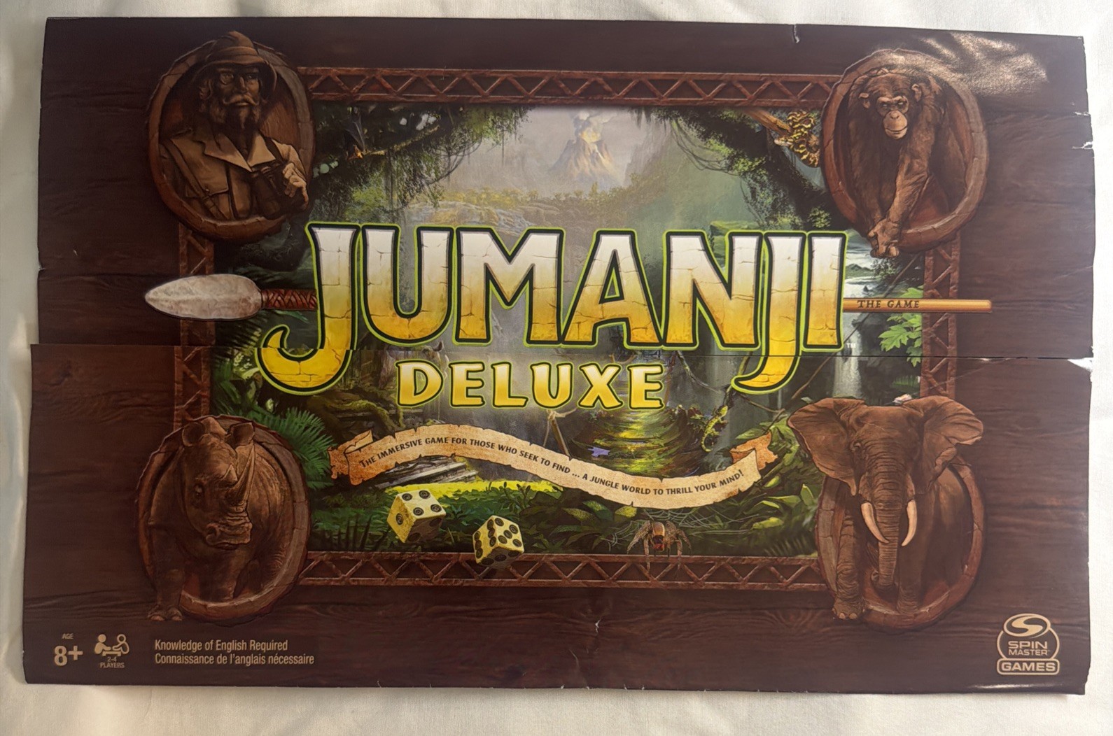 Jumanji Deluxe Electronic Board Game Adventure Game Spin Master – Tested Works*
