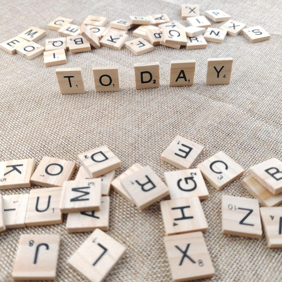 1000PCS Wooden Letter Tiles, A-Z Capital Letters for Crafts, Spelling, Tiles …