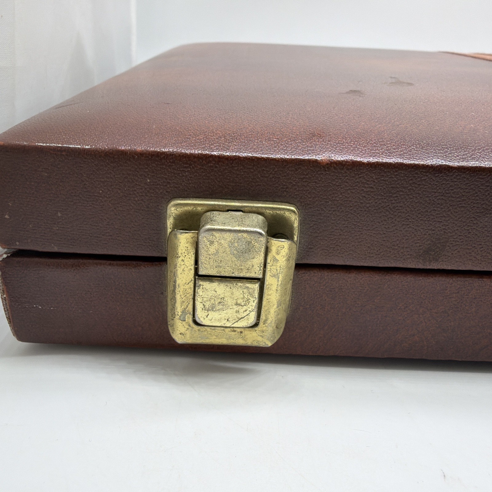 Vtg Pierre Cardin Backgammon Set Brown Swirl & Cream Pieces 1 3/8” Complete