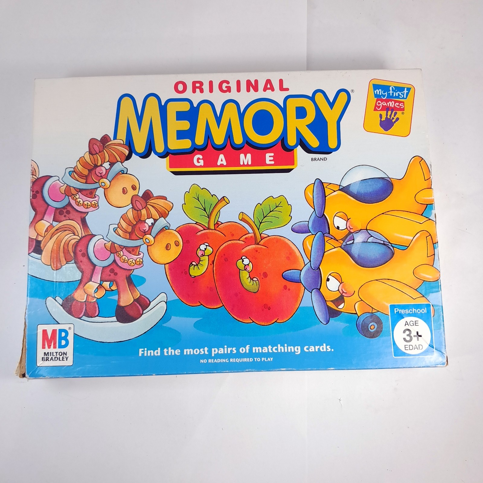 Original Memory Game Board Game Milton Bradley 2005 04664 Vintage classic READ