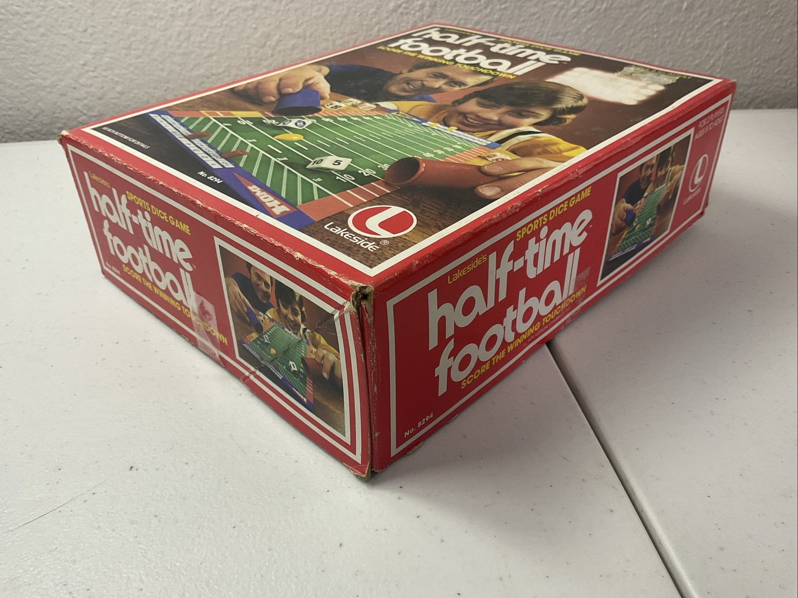 Half-Time Football Game 1979 Lakeside Toys #8294 Sports Dice Game