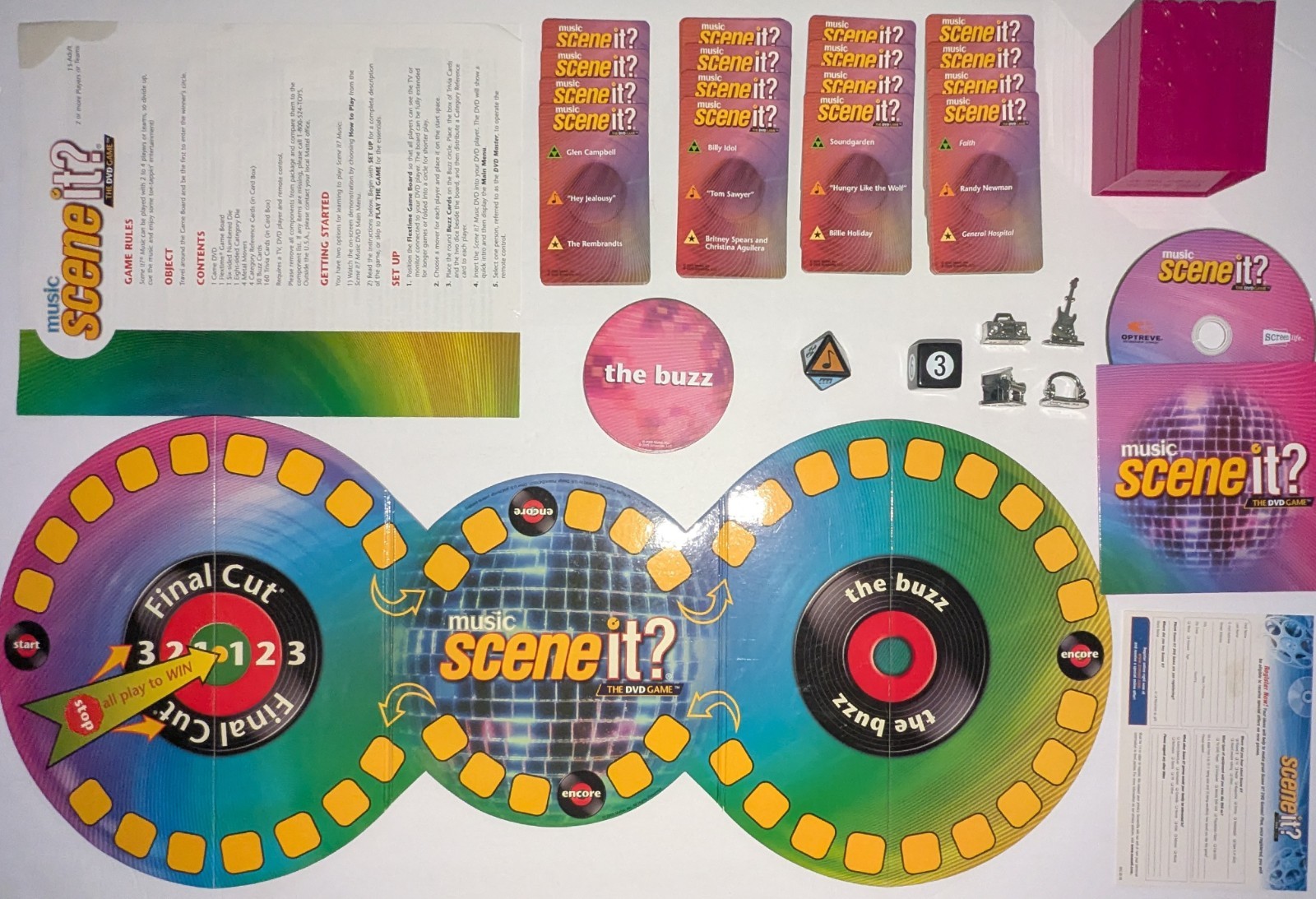 Scene It? Music DVD Game – Music Trivia Game – Free Shipping – Read Description