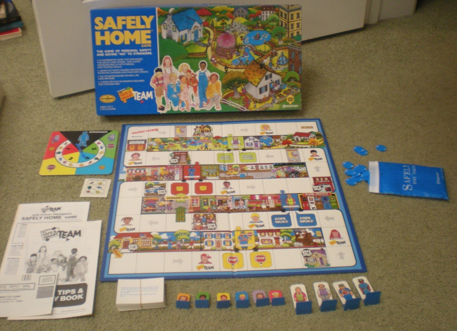 Safely Home Vintage 1975 Pressman Board Game of Personal Safety Canada