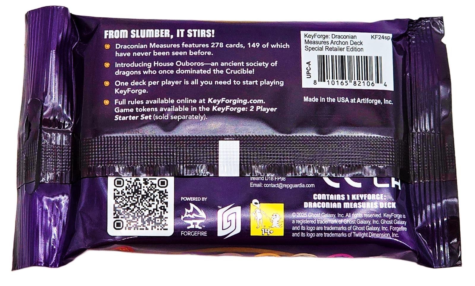 Keyforge: Draconian Measures – Limited Edition Retail Deck – SEALED