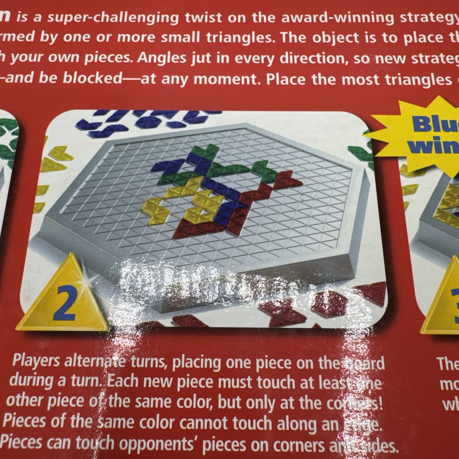 Blokus Trigon Triangular Strategy Board Game 2006 Educational Insights COMPLETE
