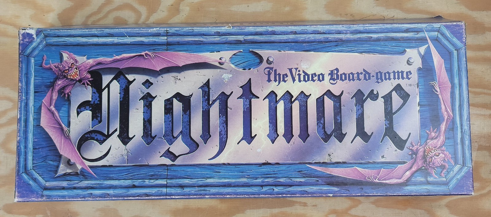Vintage Nightmare The Video Board Game 1991 Not Complete *READ*